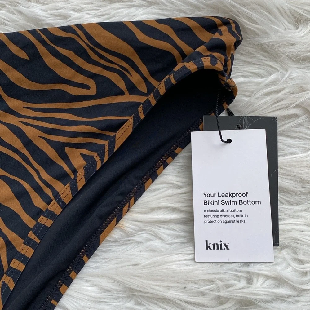 Knix | Tiger Stripe Leakproof Bikini Swim Bottom